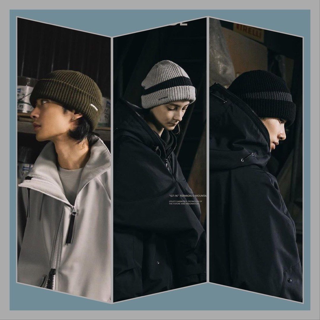 訂購3色跳色毛帽GOOPiMADE 23A/W “MB-7” SOFTBOX Patchwork