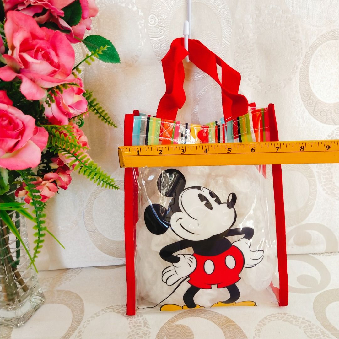 Mickey mouse clear tote discount bag