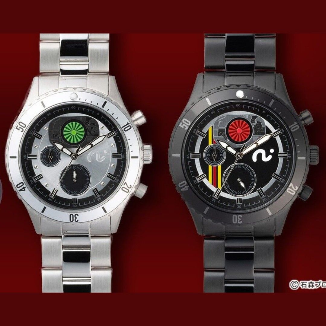 昭和仮面ライダー　クロノグラフ腕時計【Live Action Watch】 昭和仮面ライダー クロノグラフ腕時計【Live Action Watch】〔1号・X
