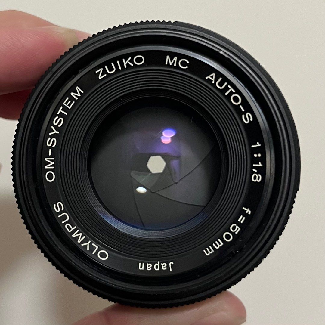 美品Olympus ZUIKO 50mm f1.8 MC 大光圈定焦鏡餅乾鏡, 相機攝影, 鏡頭
