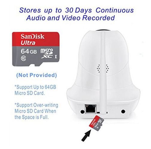 SG LOCAL STOCK 2326 SOTION WiFi Wireless Internet Network IP Surveillance Security Video Camera System Baby and Pet Monitor with Pan and Tilt