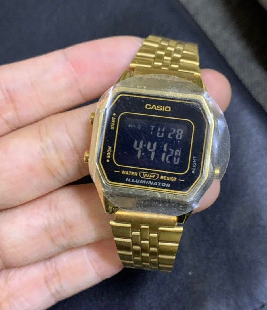 Casio a158w gold online