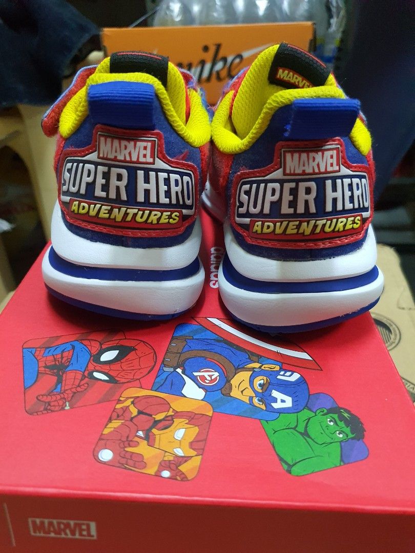 Adidas Fortarun Superhero Marvel Kids Shoe Limited Edition, Babies ...