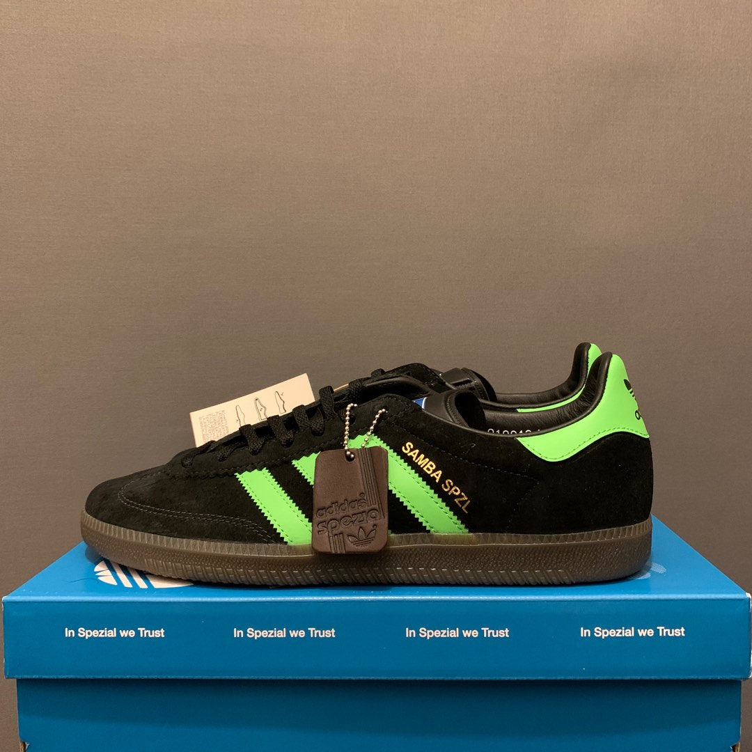 ADIDAS ORIGINALS SAMBA x SPZL SPEZIAL BLACK GREEN Men s Fashion