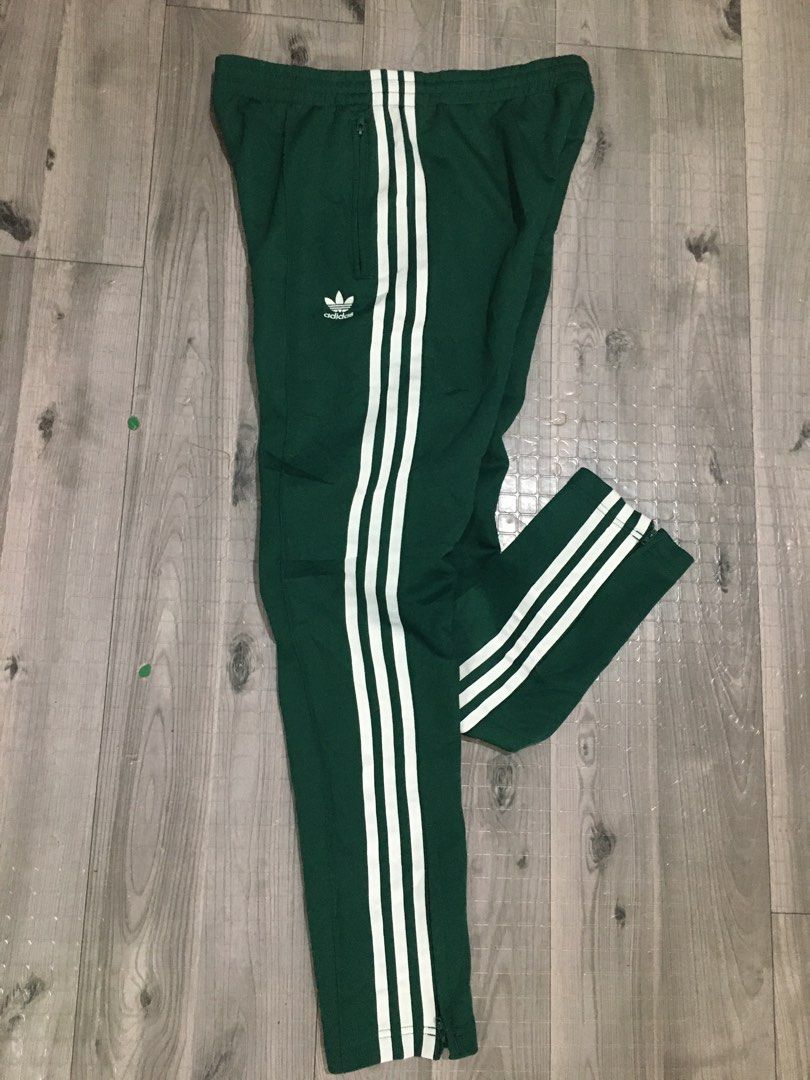 adidas originals SST Track Pants Green