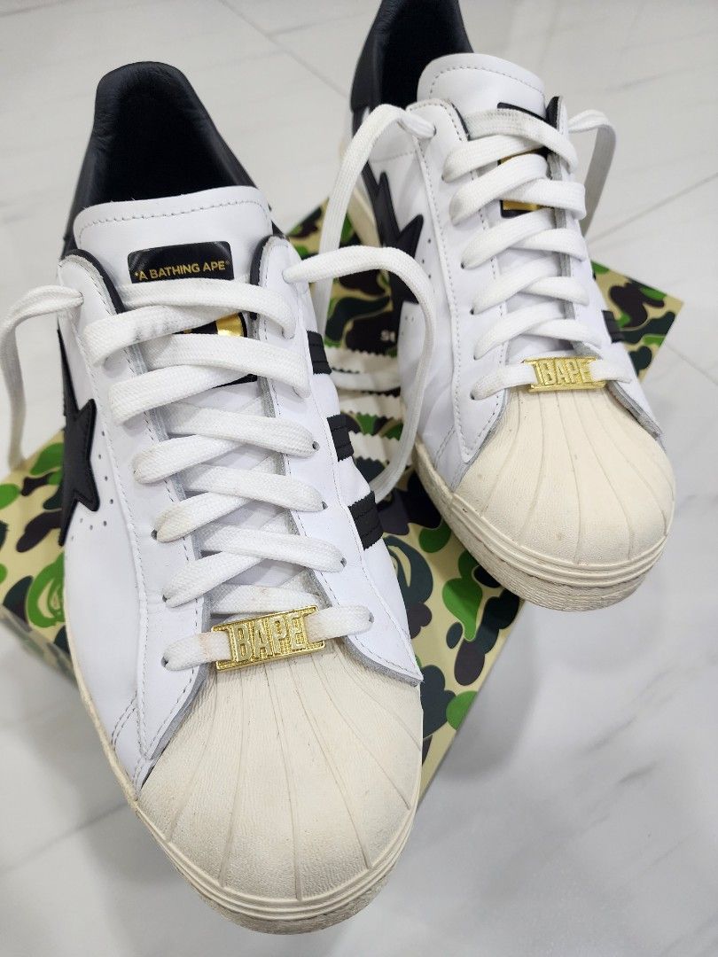 Adidas Superstar x A Bathing Ape Luxury Sneakers Footwear on