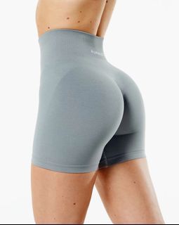 New With Packaging Alphalete Amplify Leggings Navy Whale Blue Size
