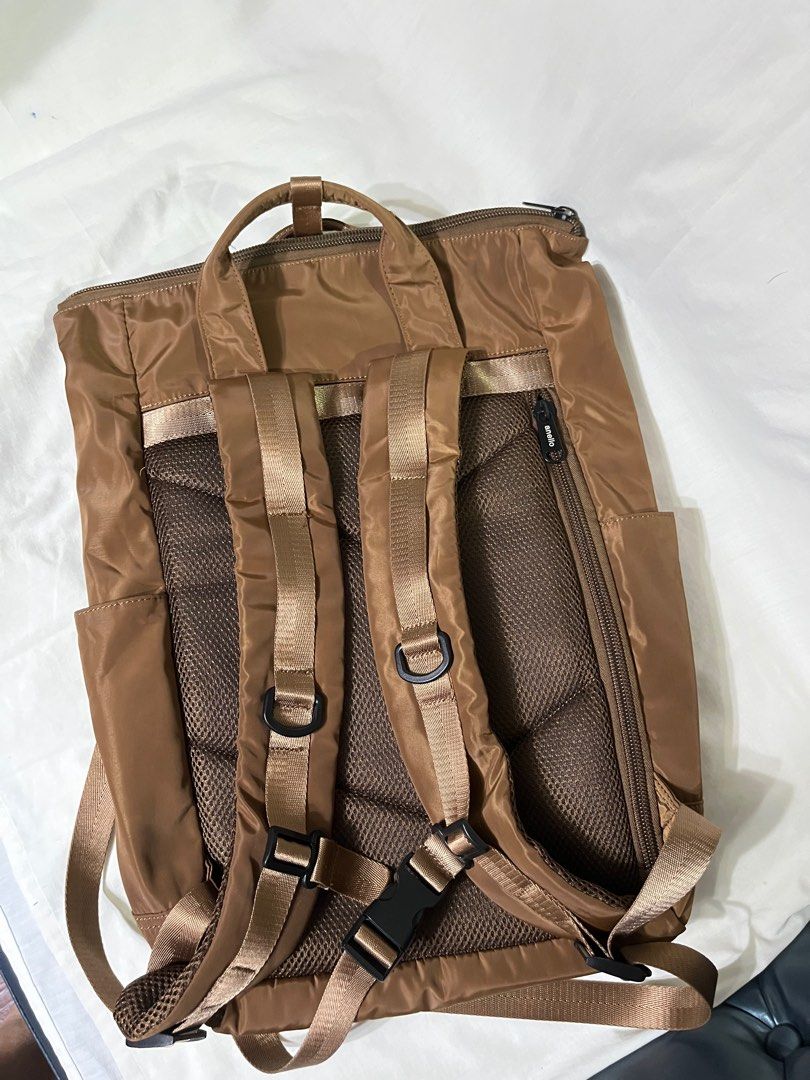 Anello Original Back pack (Category: Backpacks) located in Pasay City. Submitted by cartmaxxing (Listing ID 1266887190, Image 3). Description: RFS: Decluttering With minimal to no scratches, still in pristine condition. Can be use for school, hiking/camping, travel backpack Can fit 15 inches laptop Nylon waterproof No Haggling Last price posted Courier: J&T / Lalamove or Grab for same day delivery MOP: Gcash / Bank Transfer NO COD.