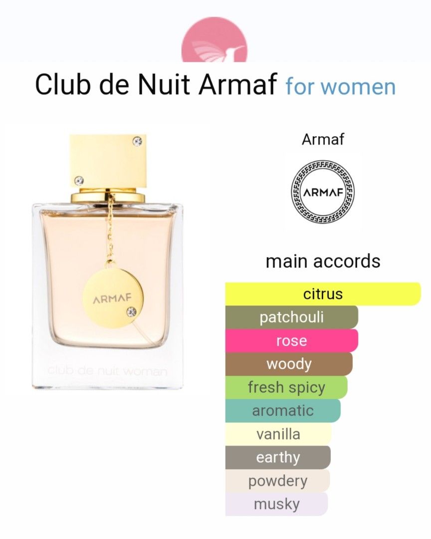 Armaf Club De Nuit EDP women Armaf dupe Coco. Similar to Coco Chanel 😊  ✓Armaf 105ml