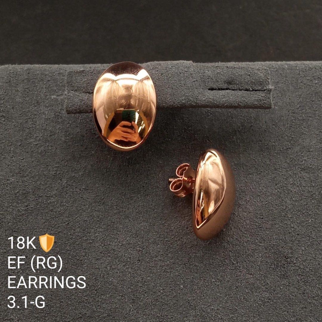 Buy Rose Gold Earrings Designs Online in India | Candere by Kalyan Jewellers-sgquangbinhtourist.com.vn