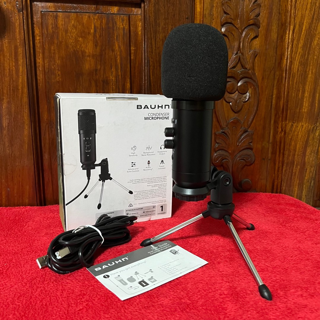 Bauhn Condenser Microphone, Audio, Microphones on Carousell