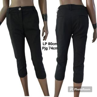 BEGA black skinny leg crop pants wd3