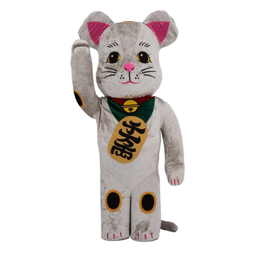 MEDICOM TOY - BE@RBRICK 招き猫 金 着ぐるみ版 1000％