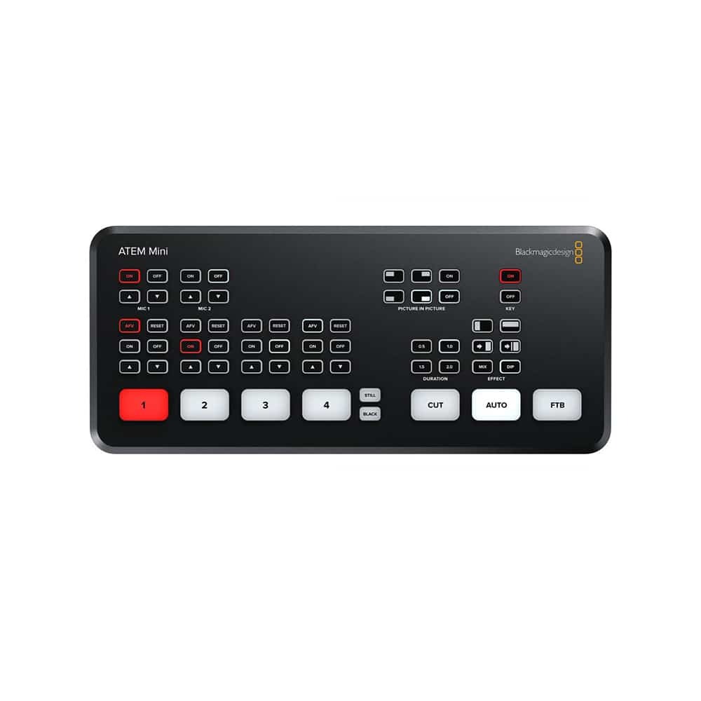 Blackmagic ATEM Mini Low-cost Multi-Camera Live Production Switcher ...