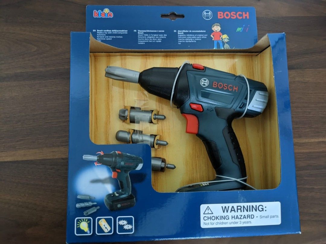 Bosch cordless screwdriver drill toy hot sale