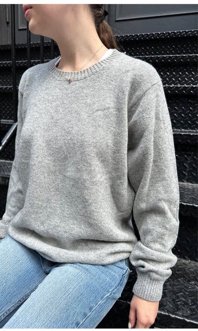 Brandy melville grey sweatshirt shop