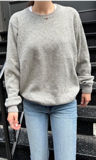 Brandy melville grey sweater cheap