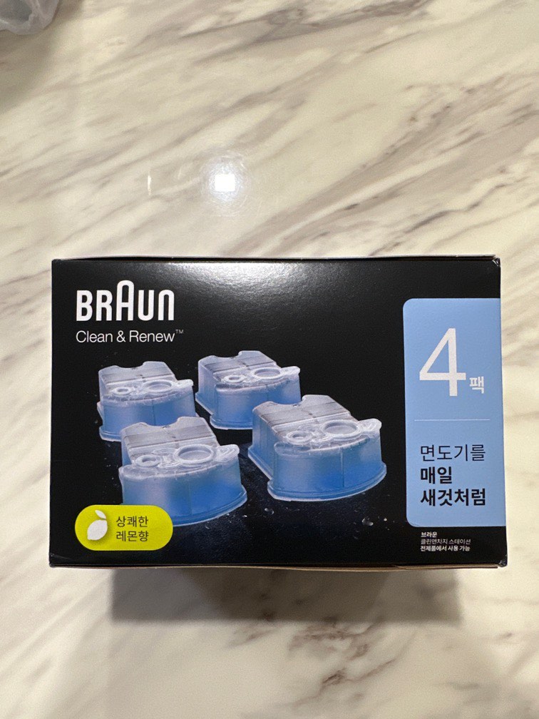 Braun shaver Clean and Renew cleaning liquid, Beauty & Personal Care