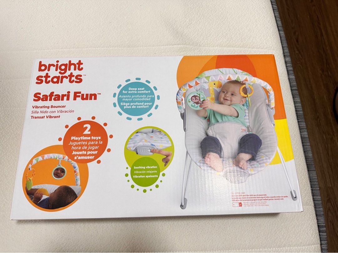 Bright starts safari fun bouncer top
