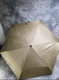 Brown Plain Foldable Umbrella