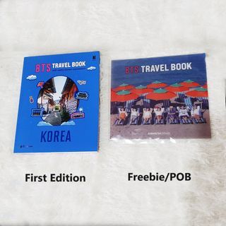 BTS Travel Book Korea Official FIRST EDITION with Useful Korean Expressions and Travel Tips, With Freebie Weverse POB