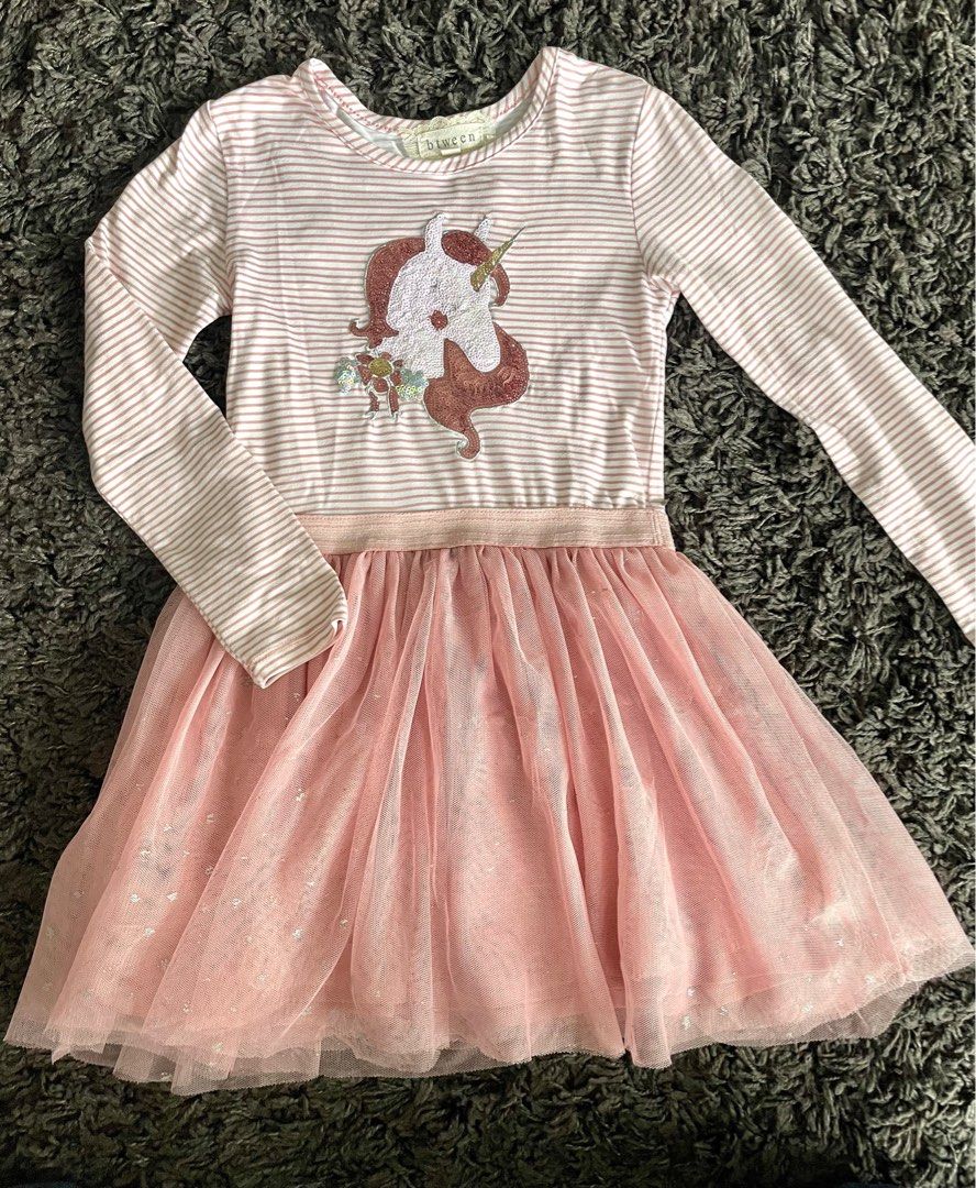 Btween Unicorn Girls Long sleeve Tulle Dress