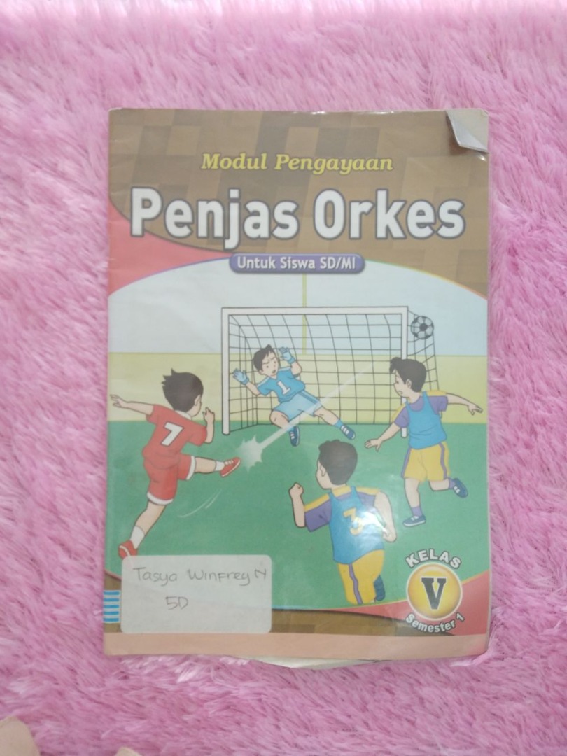 Buku penjas kelas 5 sd buku alat tulis buku pelajaran di carousell