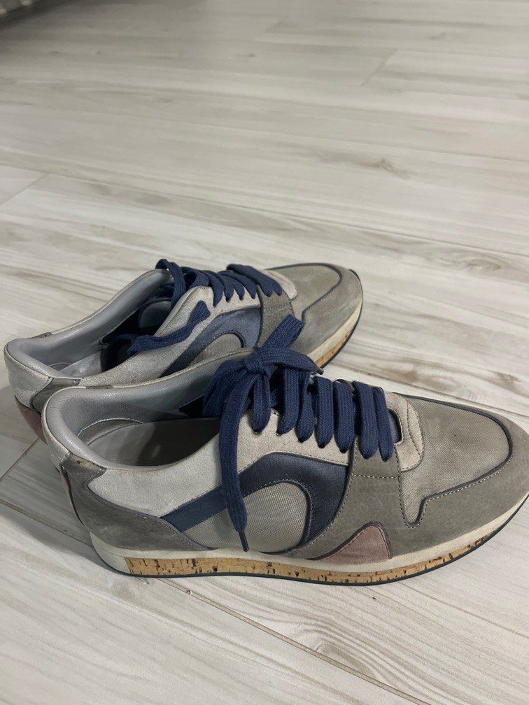 Burberry sneakers sales womens silver