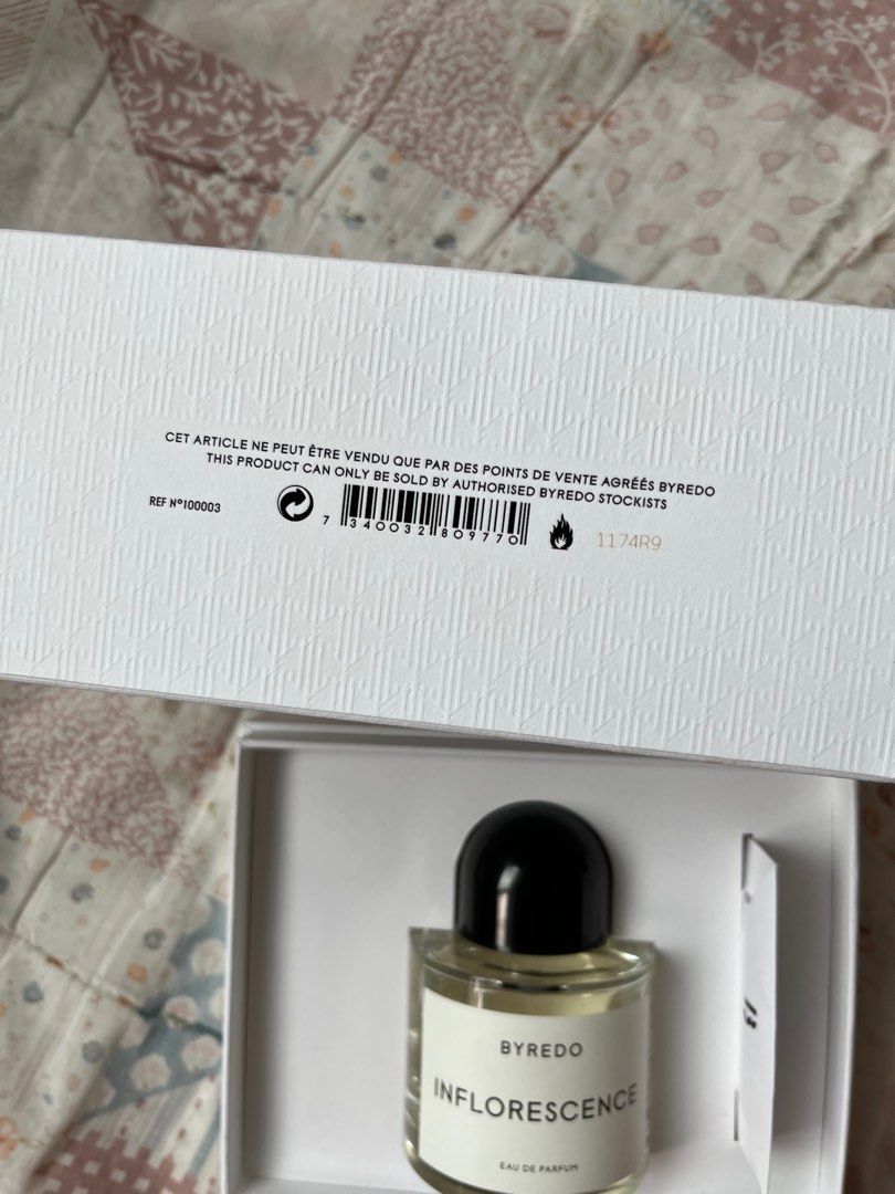 Byredo Inflorescence 100ml EDP, Beauty & Personal Care, Fragrance ...
