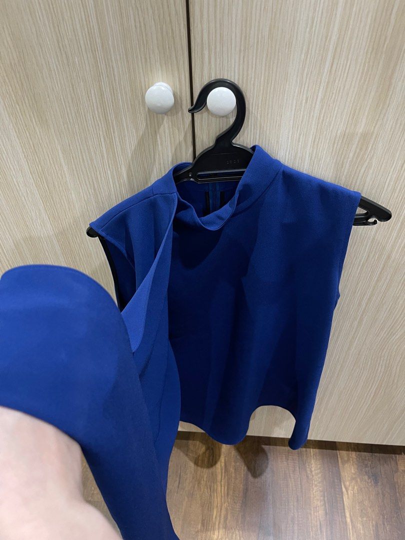 Calvin klein blue blouse online