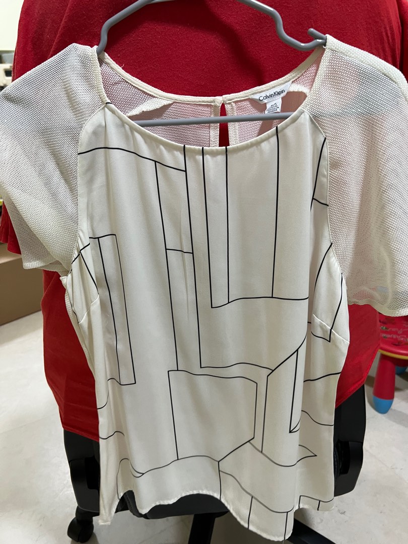 Calvin Klein CK too Women s Fashion Tops Blouses on Carousell