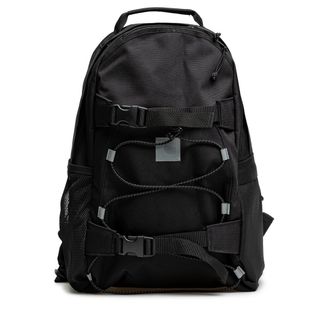 Reflective kickflip backpack black top