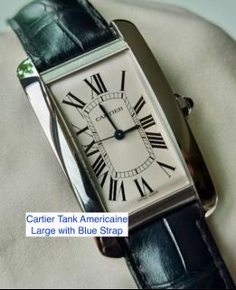 Tank louis cartier silver gilt watch Cartier Black in Silver Gilt - 33083362