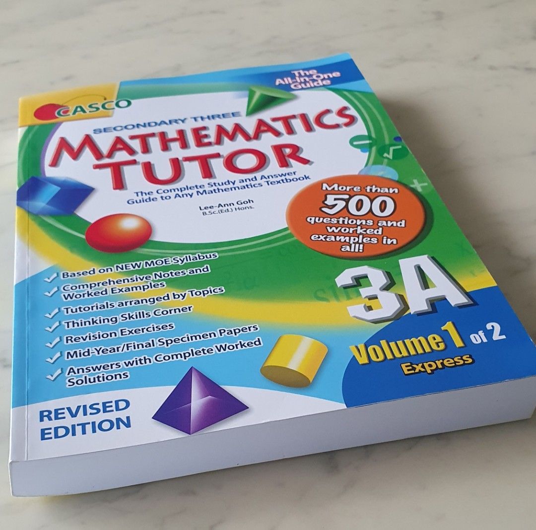 Brand New Casco Sec 3 Mathematics Tutor 3A Express, Hobbies & Toys ...