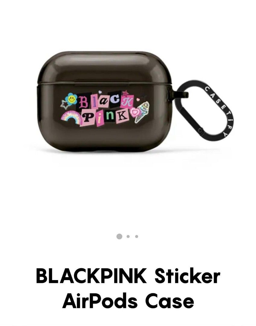 全新Casetify x Black Pink Airpod pro case, 手提電話, 電話及其他 