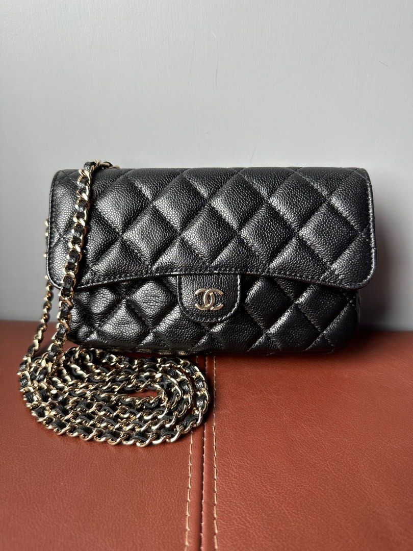 Chanel crossbody phone 2025 holder