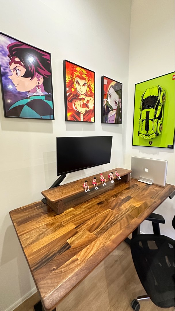 Cheapest Solidwood standing desk standing table height adjustable desk