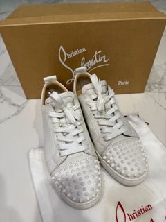 Louis junior spike low trainers Christian Louboutin Grey size 45