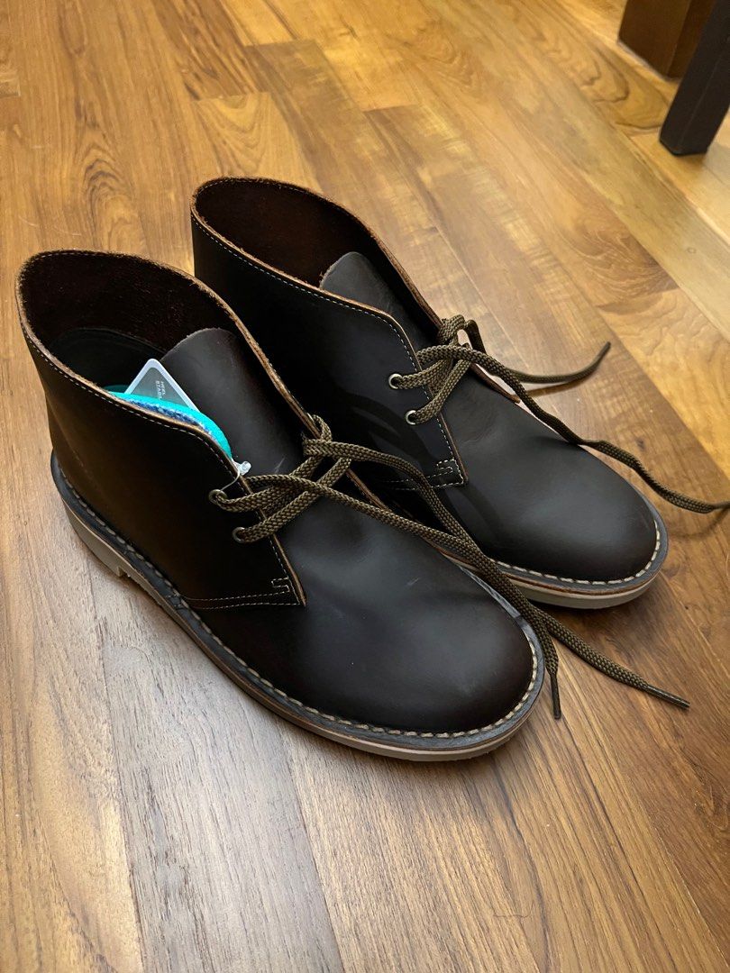 Clarks Desert Boot Bushacre 3 Beeswax (Wide), Men's Fashion, Footwear, Boots  on Carousell