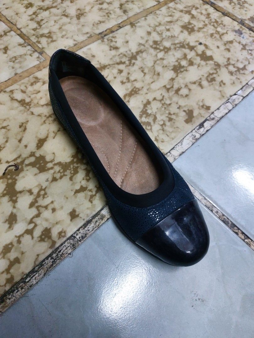 Clarks Womens Neenah Garden Ballet Flats Doll Shoes 22.5 cm