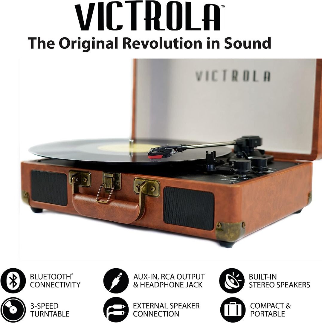 External speakers for 2025 victrola record player