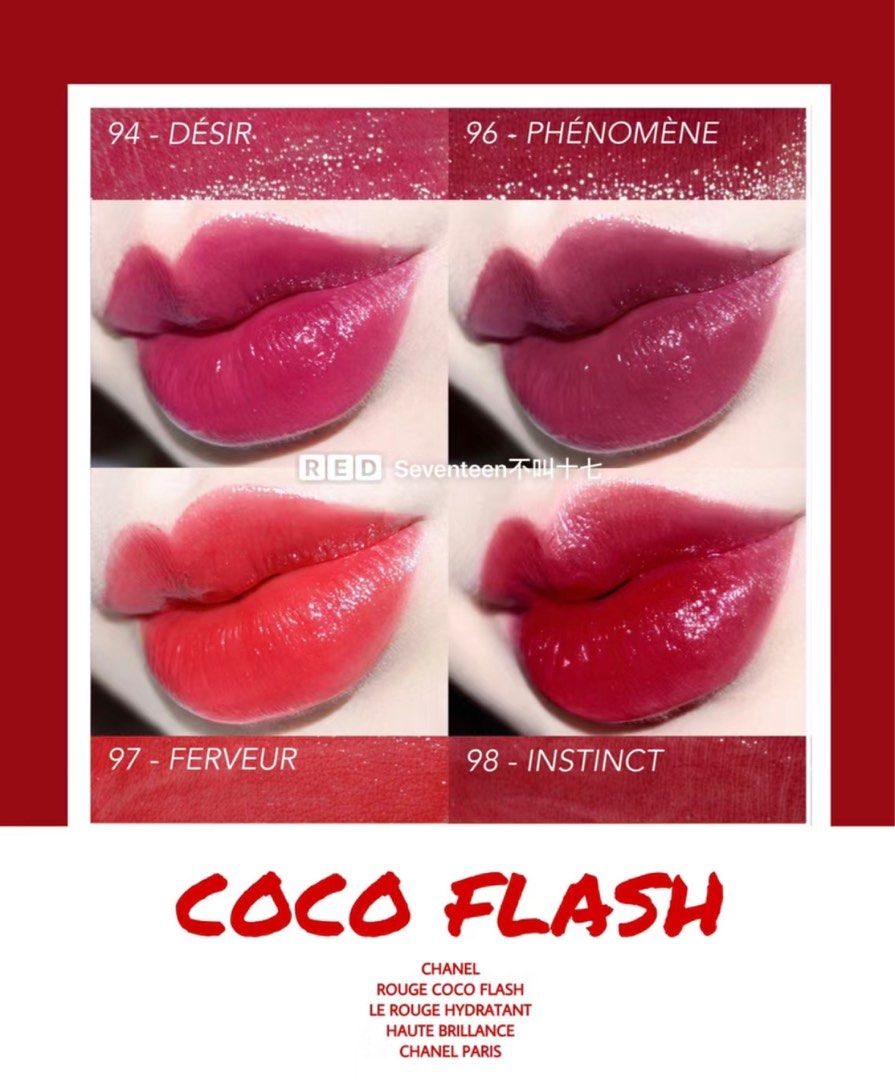 CHANEL+Lipstick+Rouge+Coco+Flash+98+Instinct for sale online