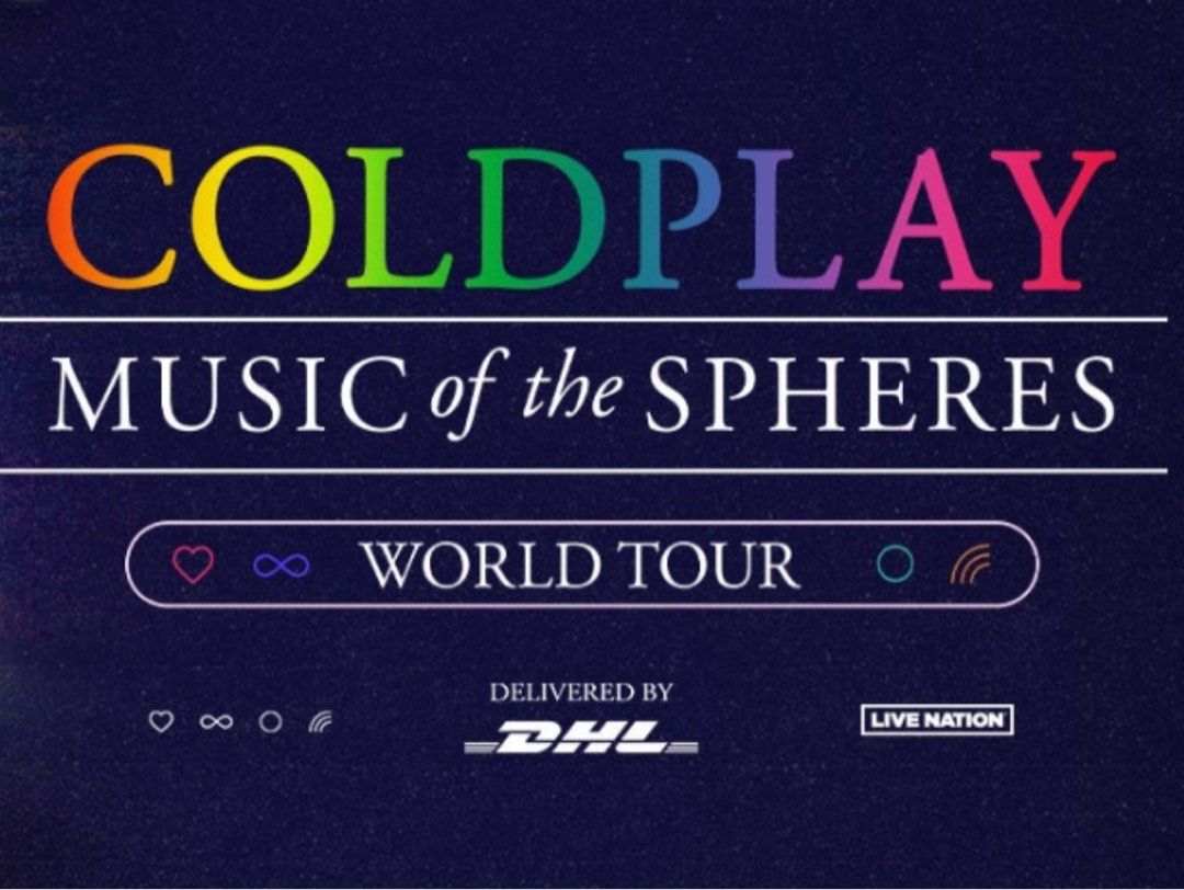 Coldplay ticket (Physical) 24 Jan 2024, Tickets & Vouchers, Event
