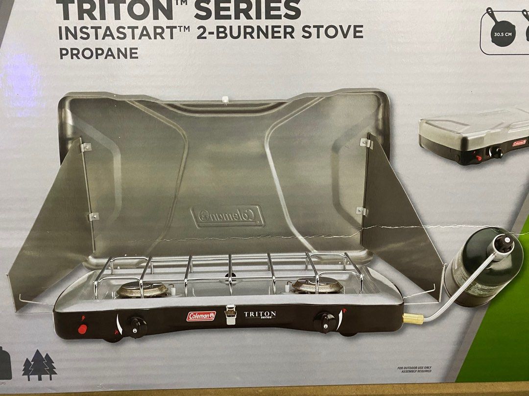 Coleman Triton Series 2 Burner Stove, Sports Equipment, Hiking