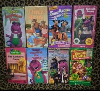 Collectible Disney VHS tapes