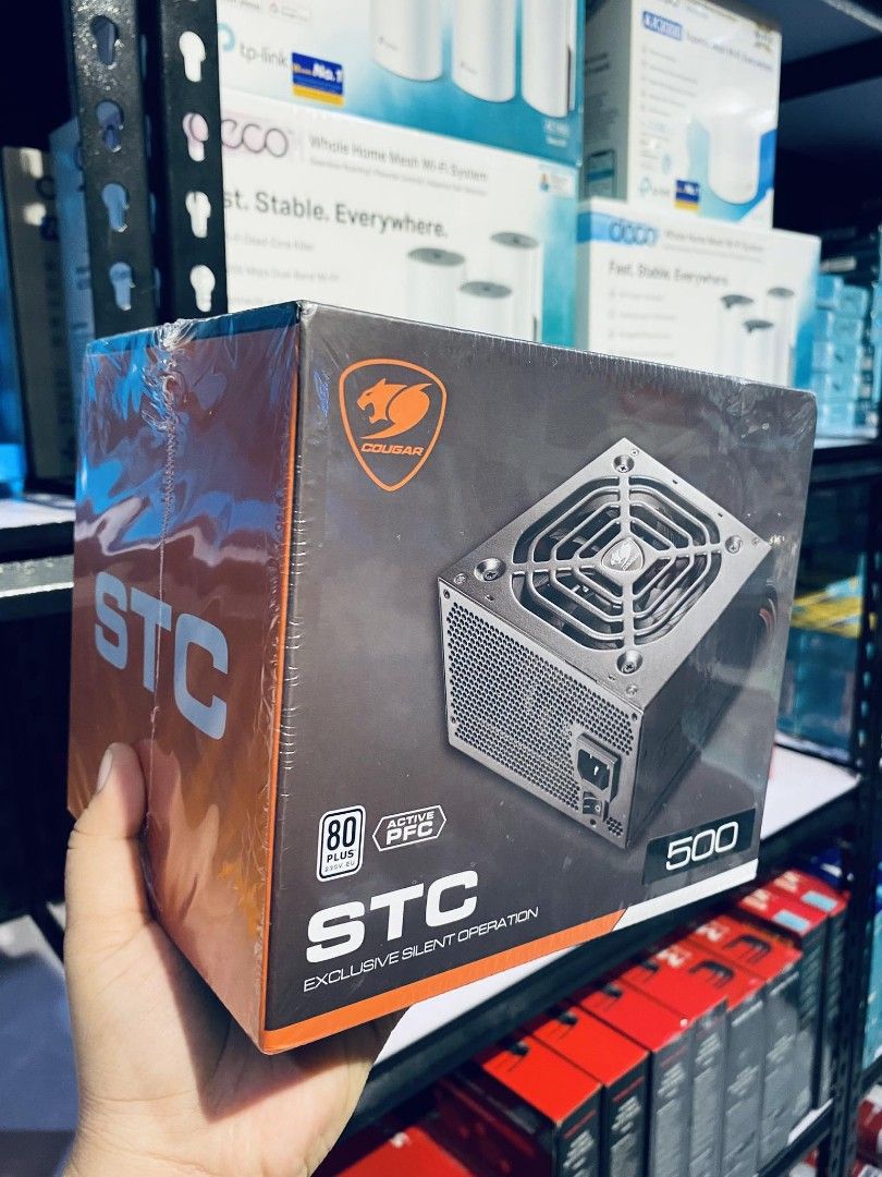 Cougar 500W 80+ Active PFC Power Supply PSU STC500, Computers & Tech ...