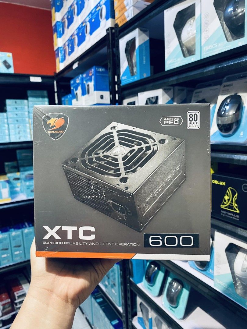 Cougar 600W 80+ Active PFC Power Supply PSU XTC600 (Category: Computer Parts) located in Makati City. Submitted by techubstoreandaccessories (Listing ID 1266886485, Image 1). Description: Cougar 600W 80+ Active PFC Power Supply PSU XTC600 On Hand Ready to Ship/Pick-Up‼️ DETAILS: ✅Actual Picture Posted. ✅BRAND NEW & ORIGINAL. ✅7 Days Replacement for Factory Defects and 1year Limited Warranty. (Terms and conditions apply). ✅With Sales Invoice (BIR 