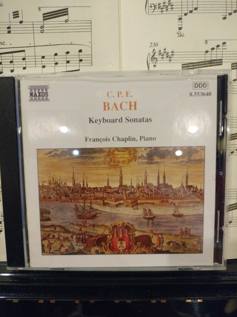 Sonatas　DVDs　played　Carousell　Bach　Chaplin　François　on　CD,　Naxos　Classical　Keyboard　Toys,　CDs　Music　Media,　by　Hobbies