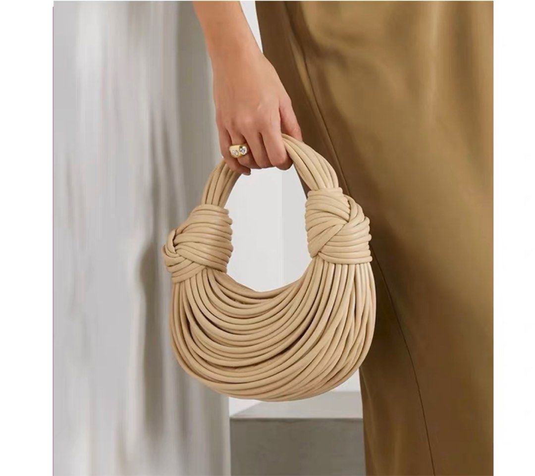 Cream designer cheap clutch bag