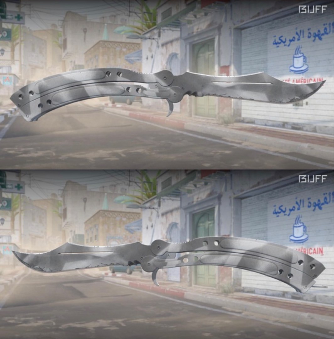 CSGO CS2 Butterfly KnifeUrban Masked (FieldTested), Video Gaming